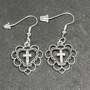 Earrings‎ Cross Christian